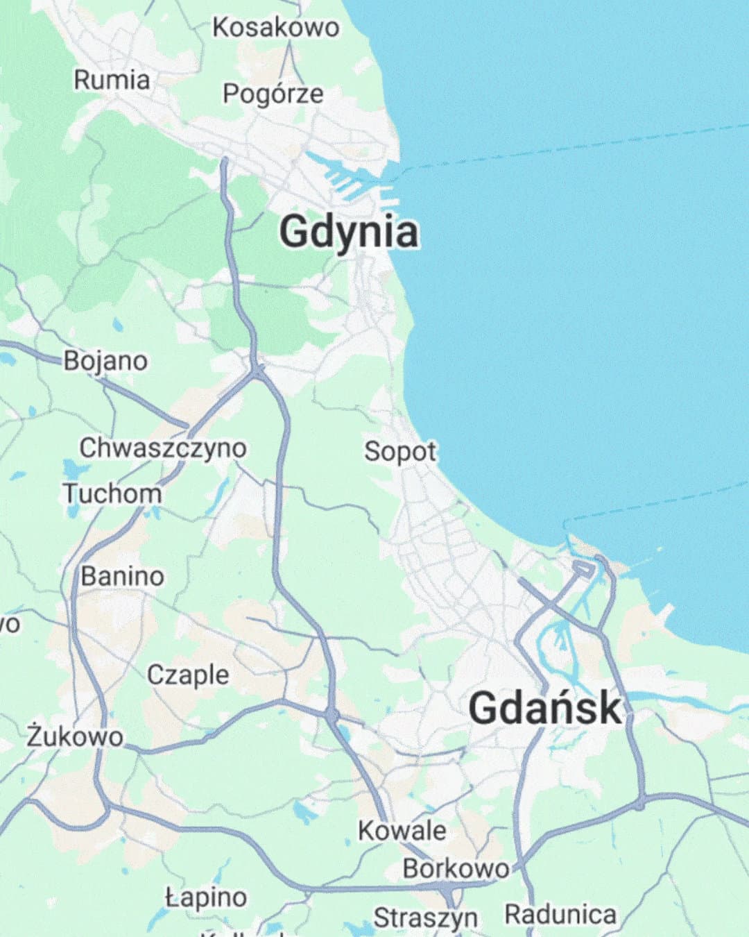 Animacja pokazująca działanie systemu na przykładowej mapie.